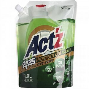 Концентрированный гель "Act’z Premium Gel" для стирки белья для машин с вертикальной и горизонтальной загрузкой (аромат эвкалипт) 1л
