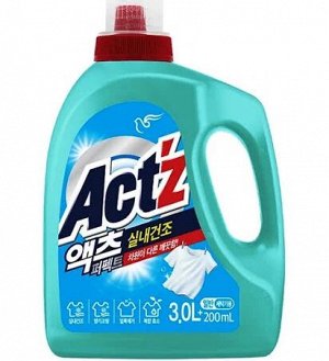 Концентрированный гель "Act'z" для стирки белья для машин с горизонтальной загрузкой (для сушки в помещении) 3200 мл