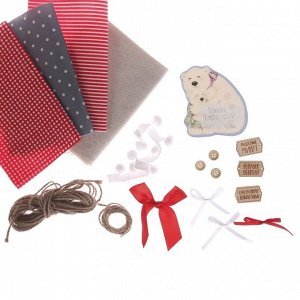 Игрушки на ёлку «Любимый праздник», набор для шитья, 10,7 x 16,3 x 3,5 см