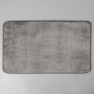 Коврик для дома SAVANNA Memory foam, 50x80 см, серый