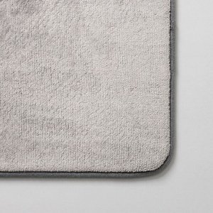 Коврик SAVANNA Memory foam, 50x80 см, цвет серый