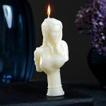Фигурная свеча &quot;Античный бюст девушки&quot; молочная, 10см