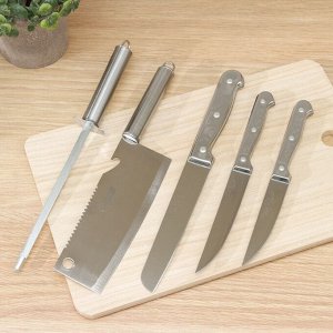Набор кухонных ножей «Универсал», 6 предметов 7190306