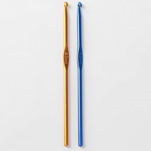 Крючок для вязания, d = 4,5 мм, 15 см, цвет МИКС