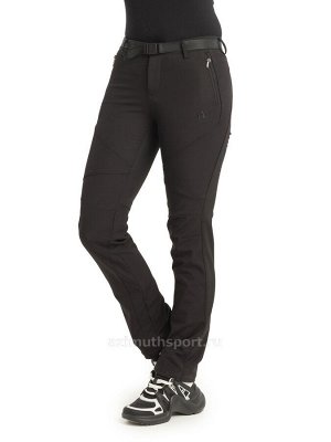 Женские брюки-виндстопперы на флисе Azimuth B 018 Черный