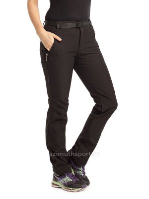 Женские брюки-виндстопперы на флисе Azimuth B 77 (БР) Черный
