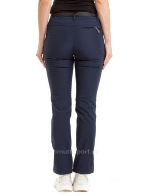 Женские брюки-виндстопперы на флисе Azimuth B 77 Темно-синий