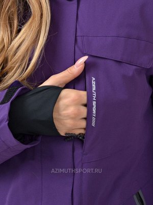 Женская куртка Azimuth В 21809_83 Баклажановый
