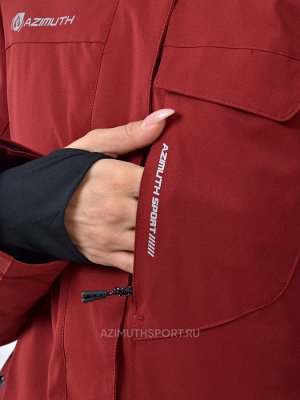 Женская куртка Azimuth В 21809_84 Бордовый