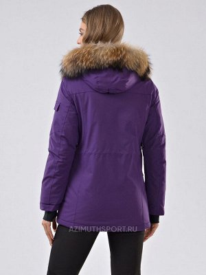 Женская куртка-парка Azimuth В 20697_78 Баклажановый