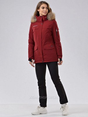 Женская куртка-парка Azimuth В 20697_79 Бордовый