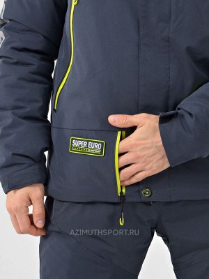Мужской зимний костюм Super Euro 7703-М07 Серый