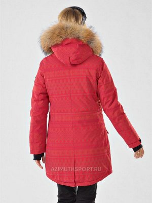 Женская светоотражающая куртка-парка Azimuth B 20850_21 Красный