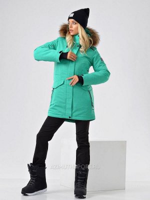 Женская куртка-парка Azimuth B 20681_57 Бирюза