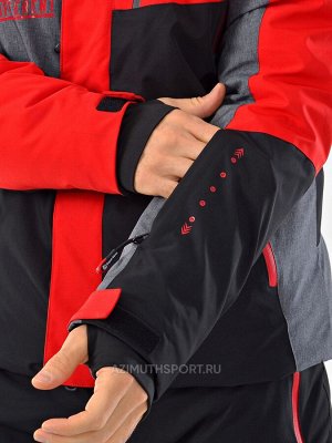 Мужской зимний костюм Super Euro 7703-М10 Красный