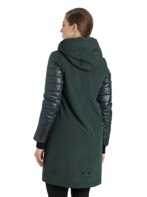 Женское пальто Alpha Endless 1093 Изумруд