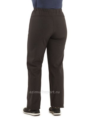Женские брюки-виндстопперы на флисе Azimuth B 016-1 (БР) Черный