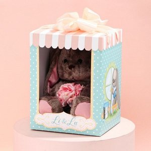 Мягкая игрушка «Li с розовыми цветами», 25 см
