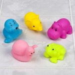 Набор резиновых игрушек для игры в ванной «Маленькие друзья», 5 шт., цвета МИКС