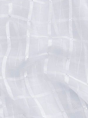 Берта белый тюль до подоконника арт.19167 (290*170-1шт)
