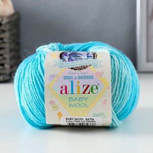 Пряжа "Baby Wool Batik" 40% шерсть, 40% акрил, 20% бамбук 175м/50гр (7543)