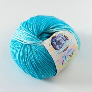 Пряжа "Baby Wool Batik" 40% шерсть, 40% акрил, 20% бамбук 175м/50гр (7543)