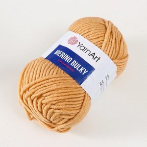 Пряжа "Merino bulky" 25% шерсть 75% акрил 100м/100гр (511 бежевый)