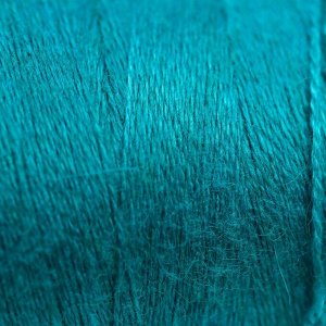 Пряжа "Mink wool" 90% пух норки,10% полиамид 350м/50гр + нитки  (855 - зеленка)