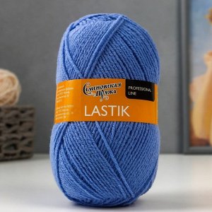 Пряжа Lastik (Ластик) 28% имп.мер.шерсть,69% акрил, 3% эластан 365м/100гр гиацинт_v2 (70955)