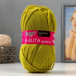 Пряжа A-elita quatro (Аэлита кватро) 50% шерсть, 50% акрил 190м/100гр липа (345)