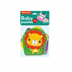 Мягкие пазлы Baby puzzle Fisher-Price "Лев" 4 картинки, 13 эл.