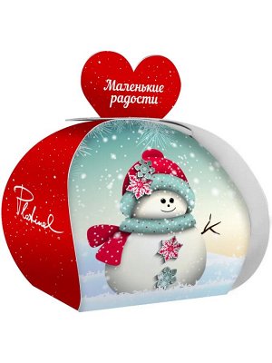 Набор Маленькие Радости Снеговик: Соль шипучая ароматизированная 2 шт по 40 г