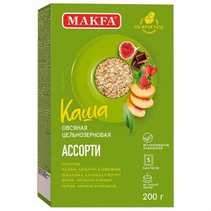 Каша Макфа 200г (40г*5шт) Овсяная Ассорти