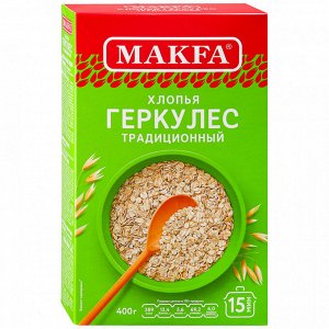 Хлопья Макфа Геркулес Традиционный (15мин) 520г