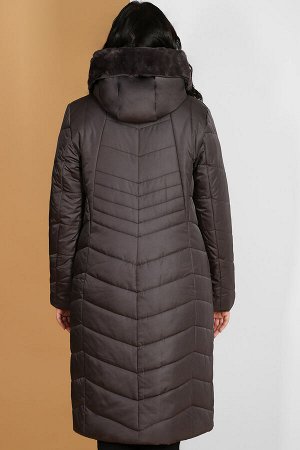02У-53 2020-1.С1 Пальто зимнее с капюшоном+ меховая отделка