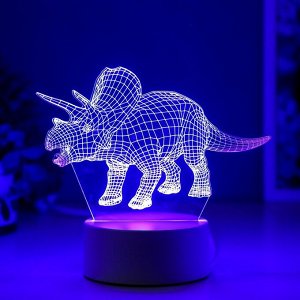 Светильник "Трицераптос" LED RGB от сети