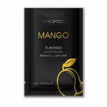 ЛУБРИКАНТ СО ВКУСОМ ТРОПИЧЕСКОГО МАНГО WICKED AQUA MANGO, 3 мл.