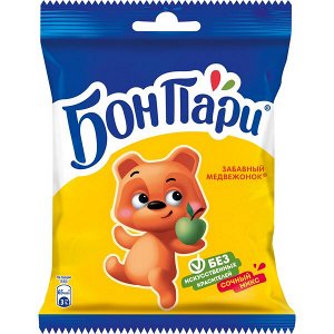 БОН ПАРИ®. Забавный медвежонок®. Мармелад жевательный фигурный со вкусом фруктов, 15х75г
