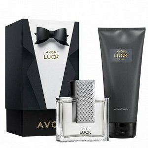 Парфюмерно-косметический набор "Avon Luck для него"