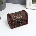 Шкатулка дерево сундучок &quot;Розарий&quot; 6,3х8,8х6,5 см