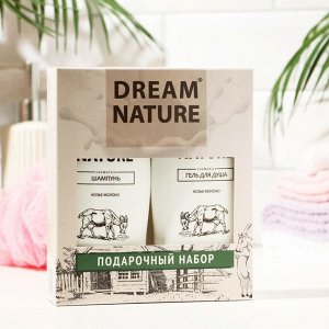 Подарочный набор для женщин Dream Nature «Козье молоко»: шампунь, 250 мл + гель для душа, 250 мл