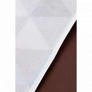 Чехол для гладильной доски "Ромбик", антипригарный, поролон 3 мм, 120x38-42 см