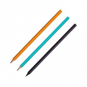 Набор карандашей чернографитных H, Calligrata, пластиковых, корпус микс