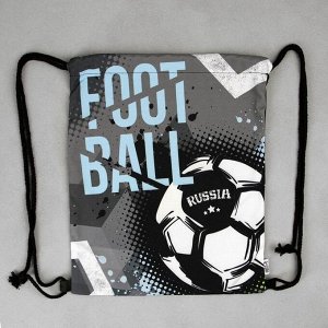 Сумка для обуви Football, оксфорд, размер 41х31 см