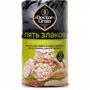 Хлебцы круглые Доктор Граин 5 злаков 80,0 РОССИЯ