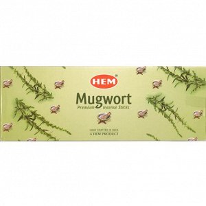 HEM 6-гр. благовония Mugwort ПОЛЫНЬ блок 6 шт.