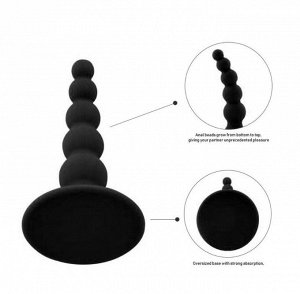 Изогнутый анальный стимулятор на присоске Curved Anal Plug