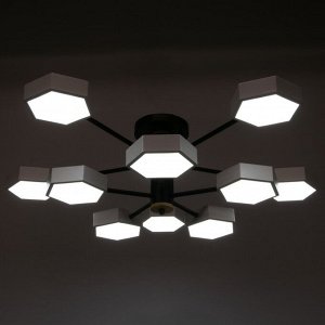 Люстра 1318/10WT LED 240Вт 3000-6000К белый 87х90х25 см