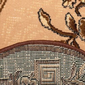Люберецкие ковры Ковер Мокко овальный 70х140 см, ПП 100%, джут