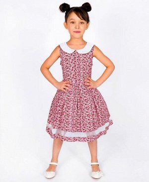 Серое летнее платье для девочек Цвет: серый